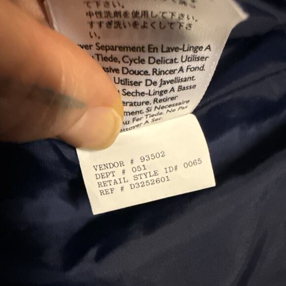 Eddie Bauer Men’s Plus Weatheredge Waterproof Rain Hooded Blue Jacket Size M - Picture 14 of 15